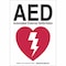 Brady Aed Automated External Defibrillator, 10" W x 7" H, Rectangle, Plastic, 102716 102716 - alternate 1